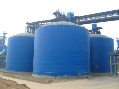 尖峰镇水泥钢板库改造